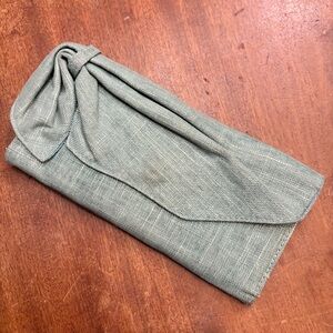 Urban Outfitters Kimchi Blue Teal Shimmer Fold Out Wallet w/ Multiple Card Slots